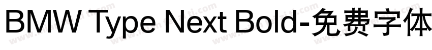 BMW Type Next Bold字体转换